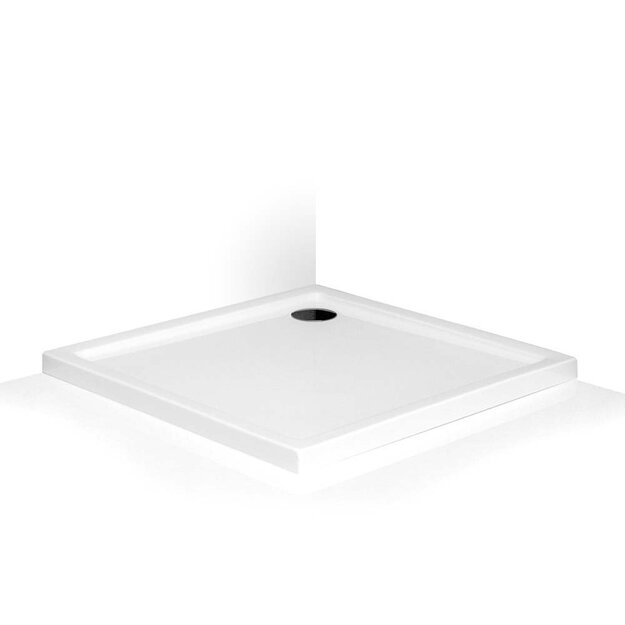 Akrilinis du&scaron;o padėklas Flat Kvadro 800x800