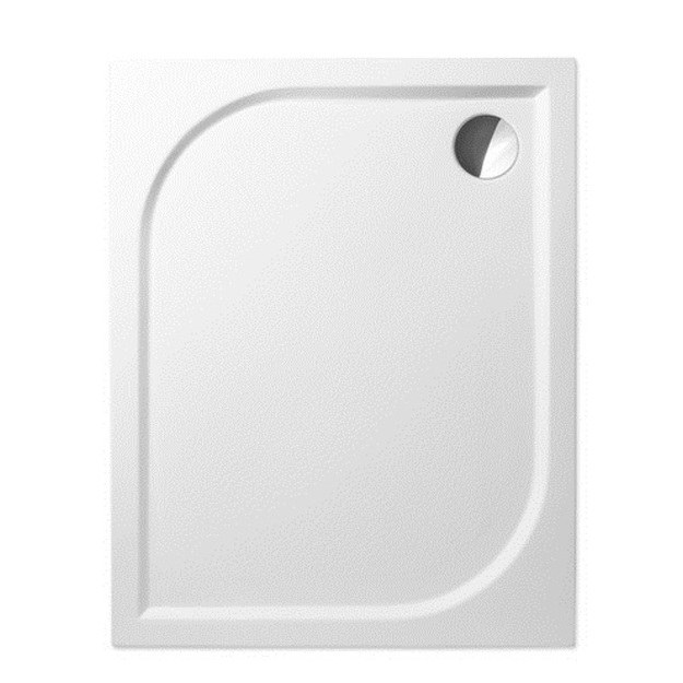 Du&scaron;o padėklas Rectan-M 1200x800x30, lietas marmuras, baltas
