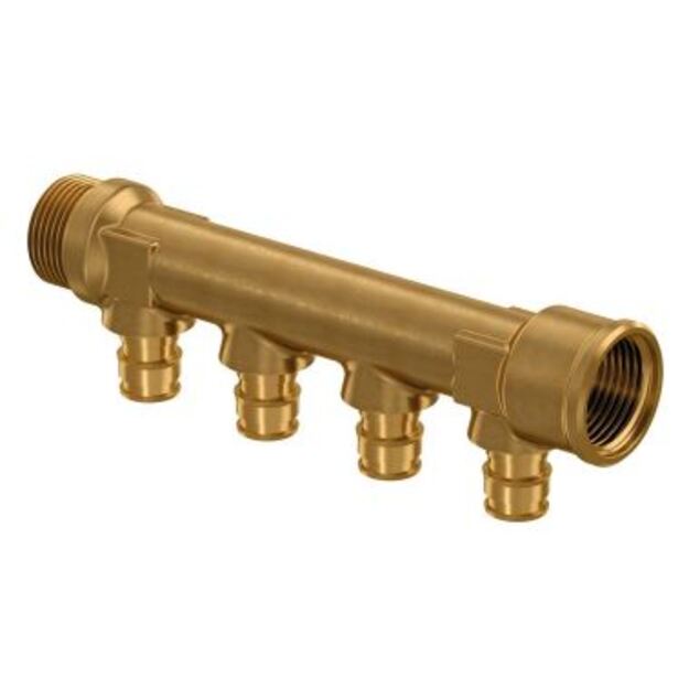 Uponor Q&E srieginis kolektorius PL 3/4 MT/FT 3X16 c/c35mm