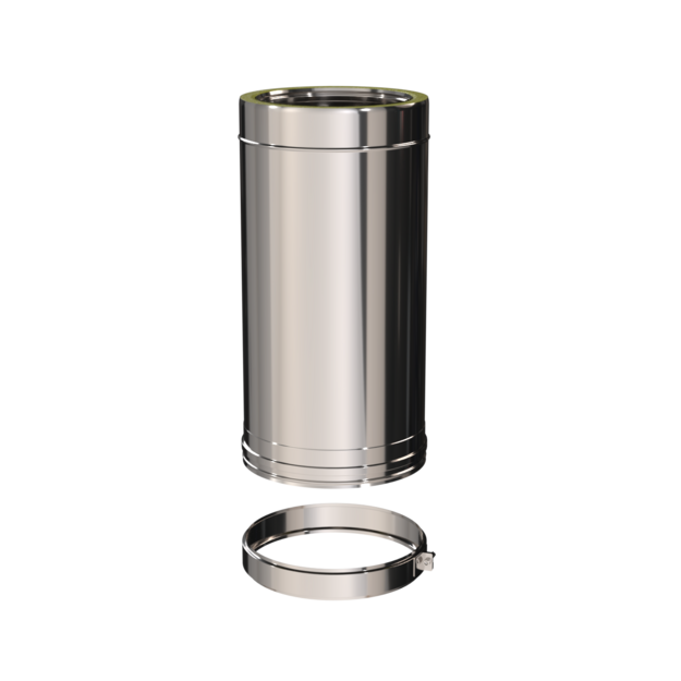 DW dūmtraukio segm. HeatUp NPNP d.130/180, L-0.5m (H221 1 1101 0130 050)