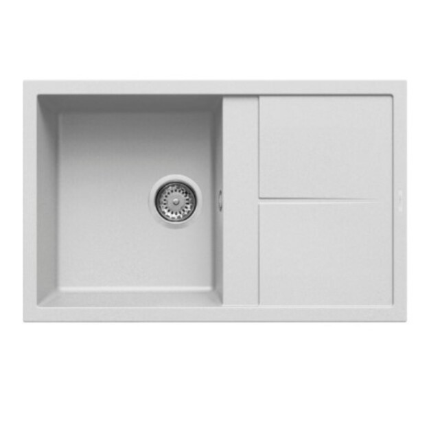 Granitinė plautuvė ELLECI  UNICO 300 79X50 balta 68 J016199