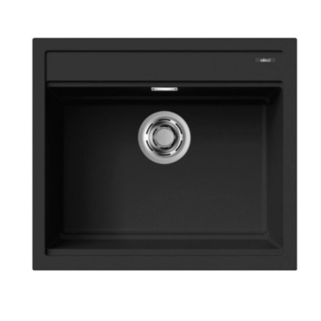 Granitinė plautuvė ELLECI  BEST 105 570x510 juoda K86 J016167
