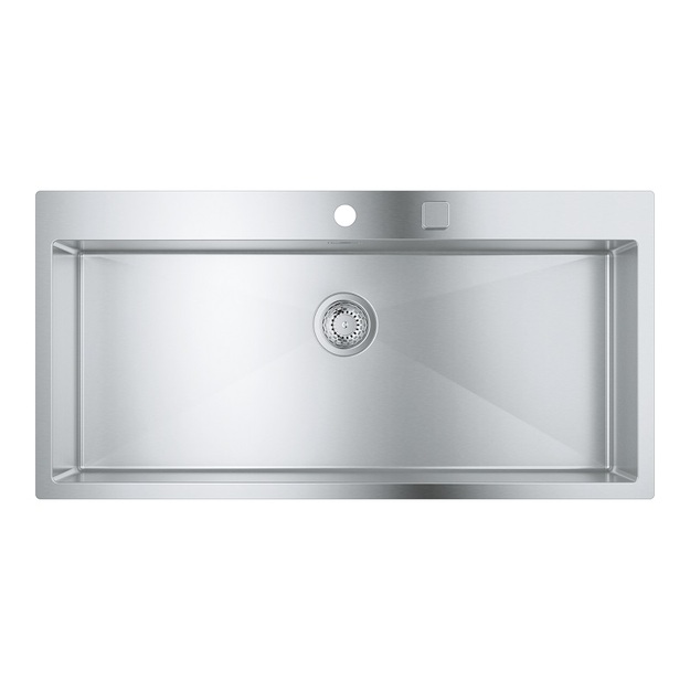 Grohe nerūdijančio plieno plautuvė K800, dubuo 96,8 x 40 cm