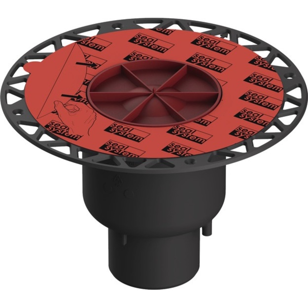 TECEdrainpoint S DN 70 vertikalus sifonas su Seal System universaliu flan&scaron;u
