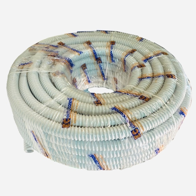 Gofruotas &scaron;arvas 60 mm pilkas, 30 m rulone (kaina už 1 m.)