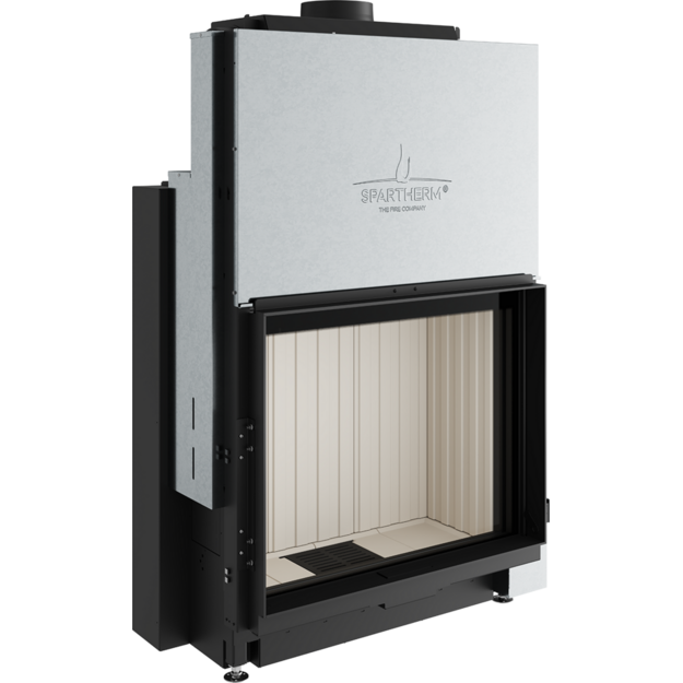 Plieninis židinio ugniakuras Spartherm Premium A-1V-87h, &oslash;200 mm, tiesiu stiklu