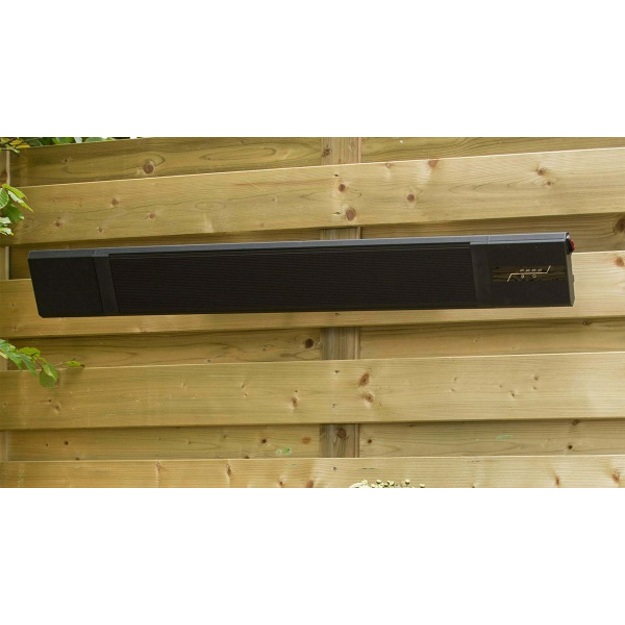 Sunred infraraudonųjų spindulių &scaron;ildytuvas Nero sieninis/kabinamas, juodas, 2400 W