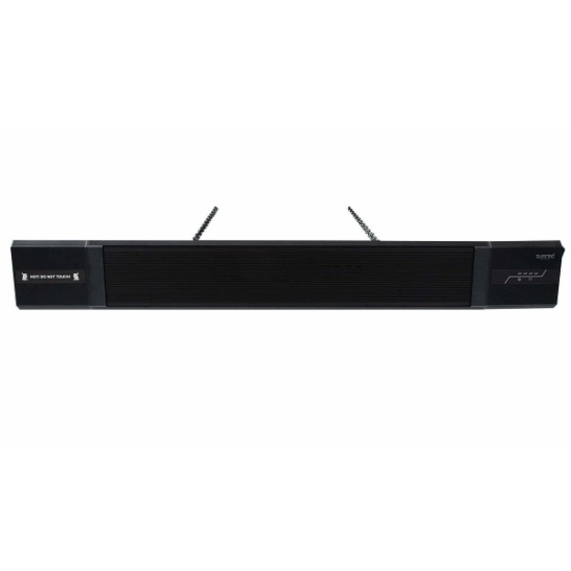 Sunred infraraudonųjų spindulių &scaron;ildytuvas Nero sieninis/kabinamas, juodas, 2400 W