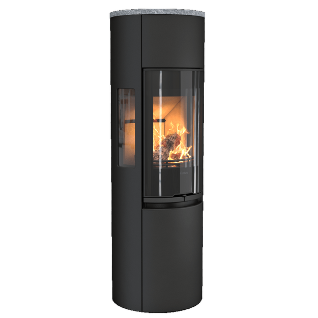 Krosnelė Contura C596G:3 STYLE, juoda sp., auk&scaron;tomis durimis (998171, 803351, 698965)