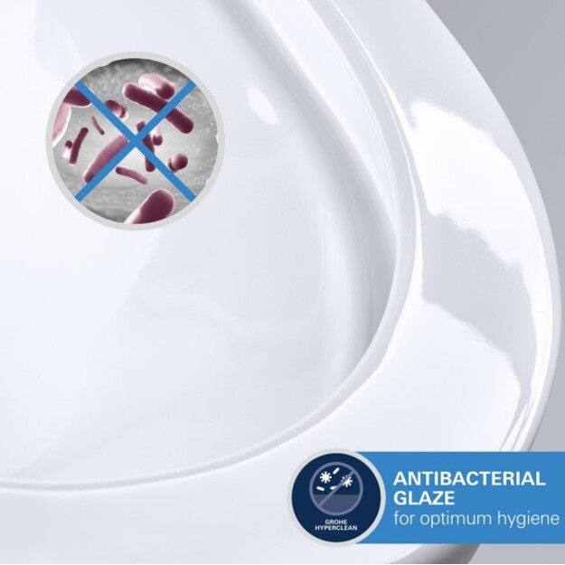 Grohe Solido potinkinio rėmo, tvirtinimų, Euro pakabinamas unitazas su soft close dangčiu, chrom. mygtuko komplektas