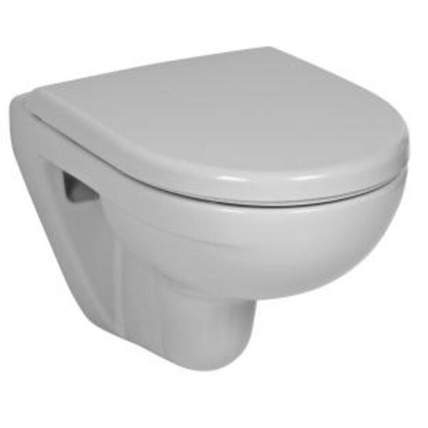 Kompakti&scaron;kas pakabinamas unitazas LYRAplus su stačiu nubėgimu, ilgis 49 cm