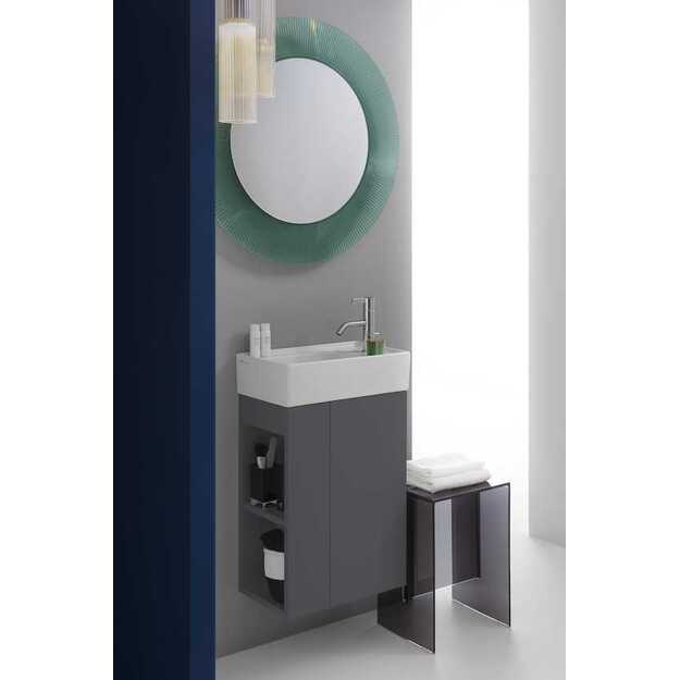 Praustuvas Kartell by Laufen 460x280x120 mm, mai&scaron;ytuvas de&scaron;inėje, be perlajos, baltas