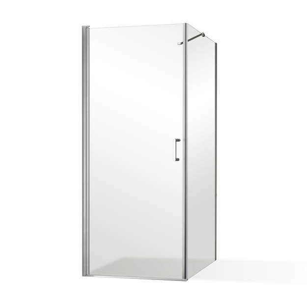 Atveriamos du&scaron;o durys ni&scaron;ai OBC01/900, 885-900x1950 mm, profilis brillant, skaidrus stiklas (tinka U3SNP-4000733)
