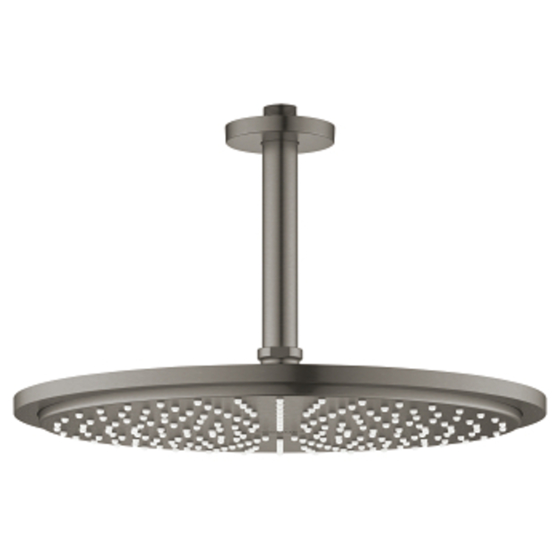 Du&scaron;o galva Rainshower Cosmopolitan 310 mm su alkūne 142 mm i&scaron; lubų,brushed hard graphite
