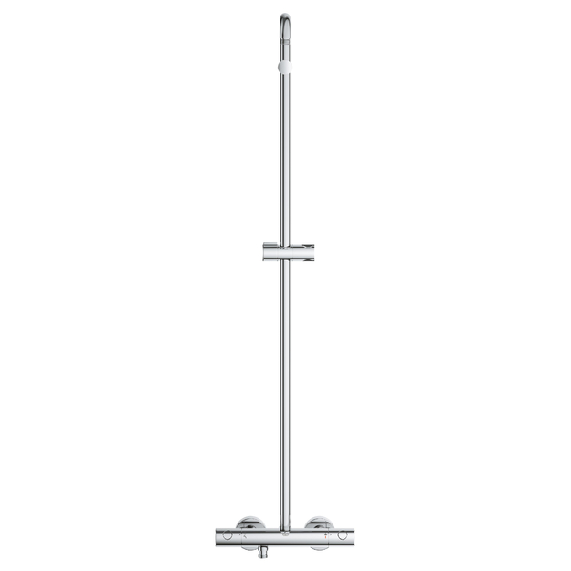 Termostatinė du&scaron;o sistema Tempesta Cube 250  (galva &Oslash;250, alkūnė 390mm, 2`jų srovių rankinis du&scaron;as, 8 l/min), chromas