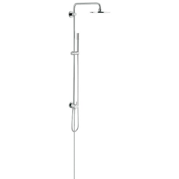 Rainshower System du&scaron;o sistema su diverteriu (stacionari galva &Oslash;210, alkūnė 450mm, rankinis du&scaron;as) be mai&scaron;ytuvo