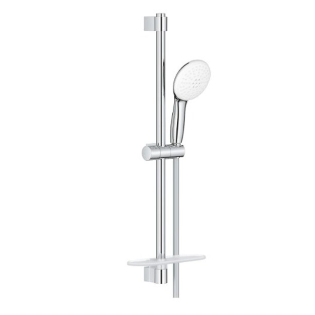 Du&scaron;o stovo komplektas Tempesta 110, 60 cm, 2 srovių su lentynėle, chromas
