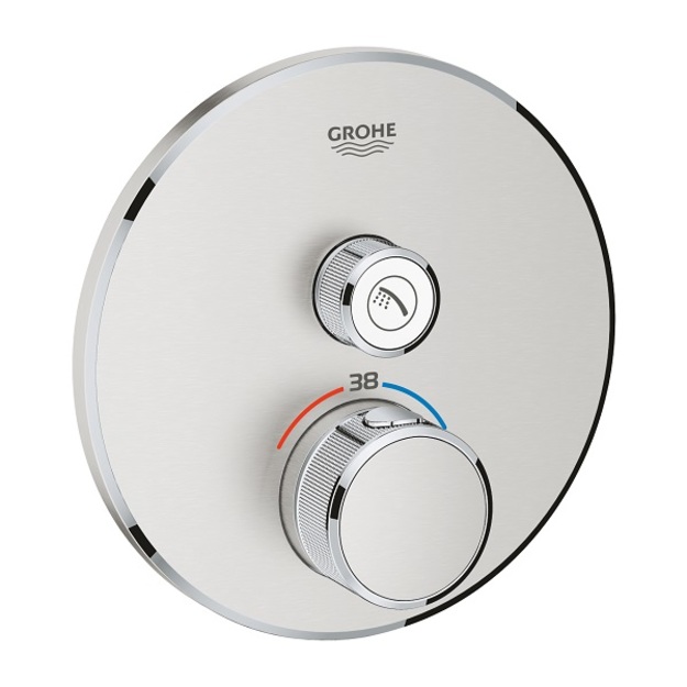 Vir&scaron;tinkinė du&scaron;o mai&scaron;ytuvo dalis Grohtherm Smartcontrol, 1 padėtis, nerudijančio pl.sp.