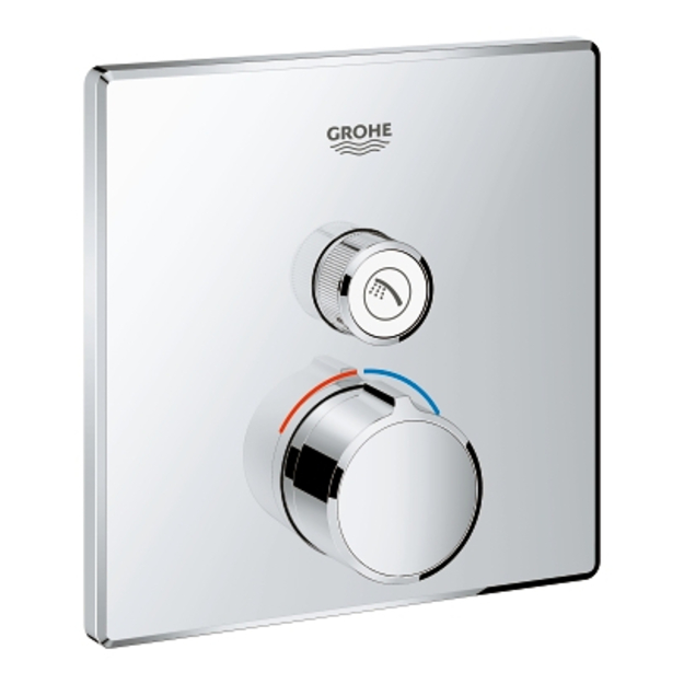 Vir&scaron;tinkinė mai&scaron;ytuvo dalis Grohtherm SmartControl, 1 valdiklis, chromas