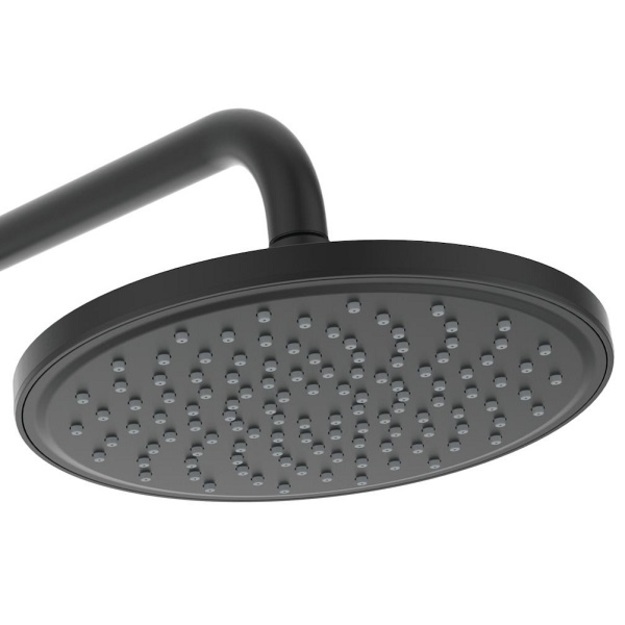Ideal Standard Cerafine O vonios ir du&scaron;o sistema su apvalia &Oslash;200 mm du&scaron;o galva, rankinis du&scaron;as 100 mm, juoda matinė