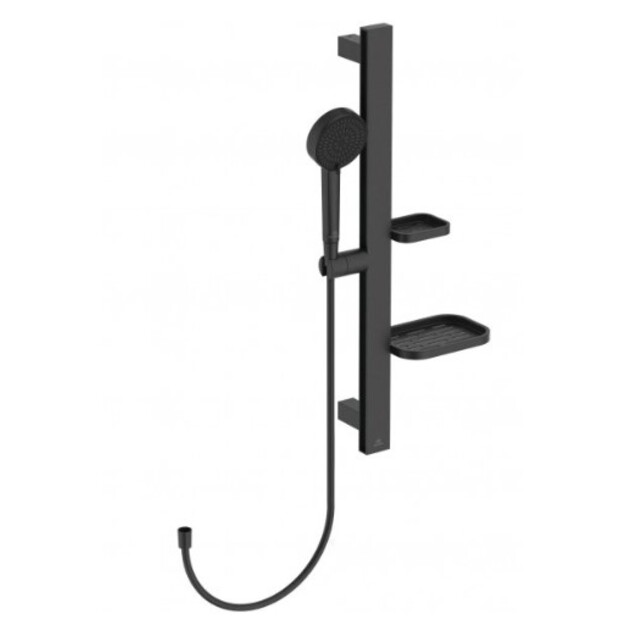 Ideal Standart Idealrain ALU+ du&scaron;o komplektas, juoda matinė