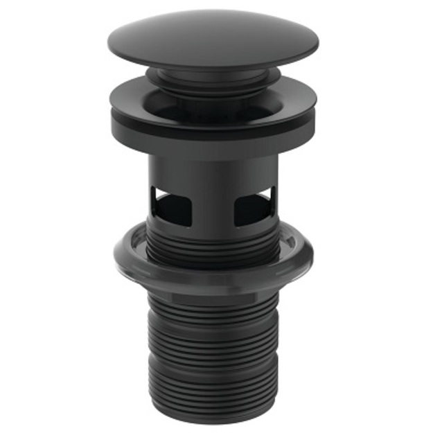 Ideal Standard Click - Clack dugno vožtuvas 1 1/4&rdquo; (32 mm), matinė juoda