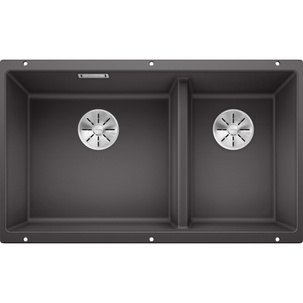 Akmens masės plautuvė Subline 430/270-U, 755x460mm, akmens pilka