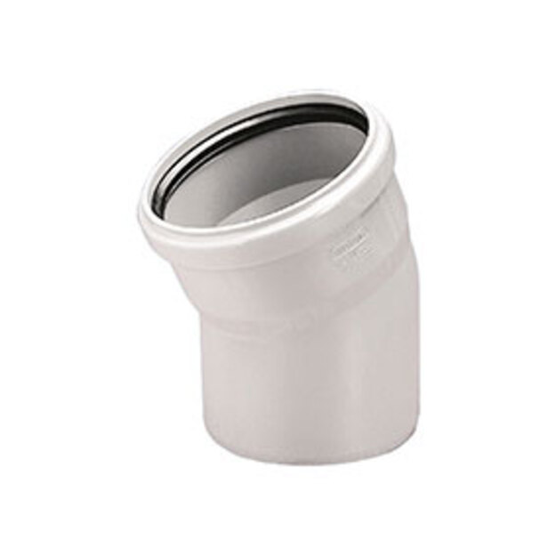 Kanalizacijos alkūnė PP 32x15&deg; (wafix), baltas (3021730)